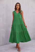 Coralie | Flowing Tiered Maxi Dress