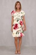 Rosie | Floral Tiered Chiffon Dress