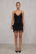 Ruby Tindall | Sequin Fringe Mini Dress For Women