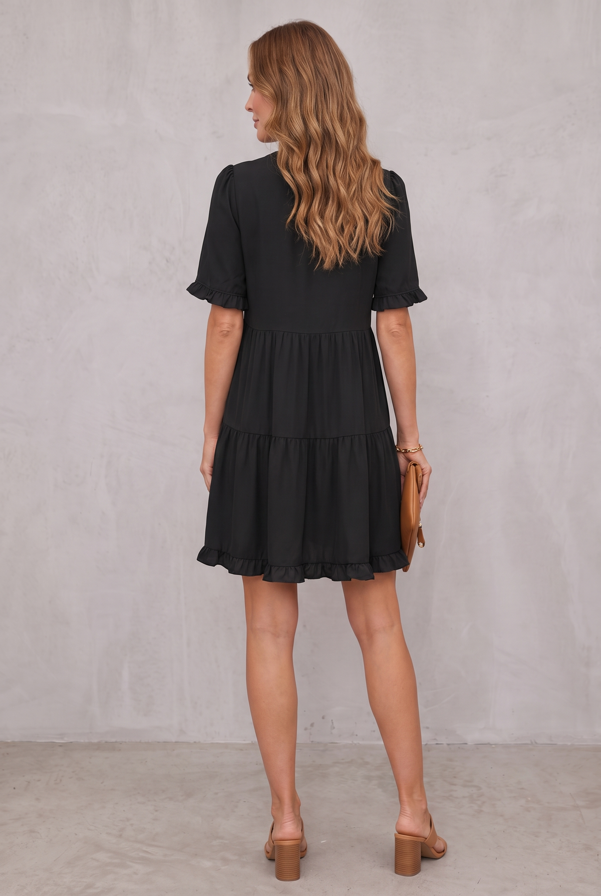 Shiela | Casual V-Neck Mini Dress