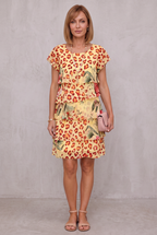 Rosie | Floral Tiered Chiffon Dress