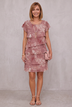 Rosie | Floral Tiered Chiffon Dress