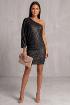 Aurélie Fontaine | Adalyn Sequin Party Dress with Radiant Glamour For Women