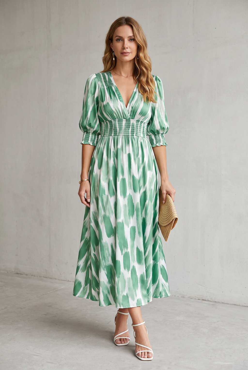Juliette Fontaine | Romantic Floral Midi Dress For Women