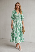 Juliette Fontaine | Romantic Floral Midi Dress For Women