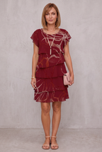 Rosie | Floral Tiered Chiffon Dress