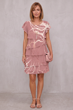Rosie | Floral Tiered Chiffon Dress