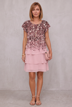 Rosie | Floral Tiered Chiffon Dress