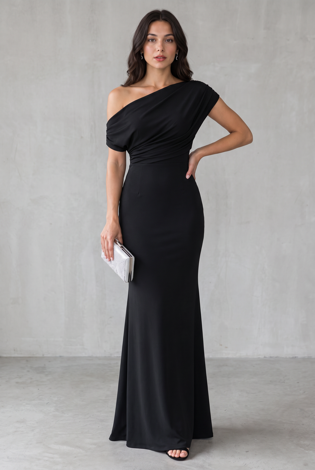 Isla Turner | One-Shoulder Maxi Party Dress For Women