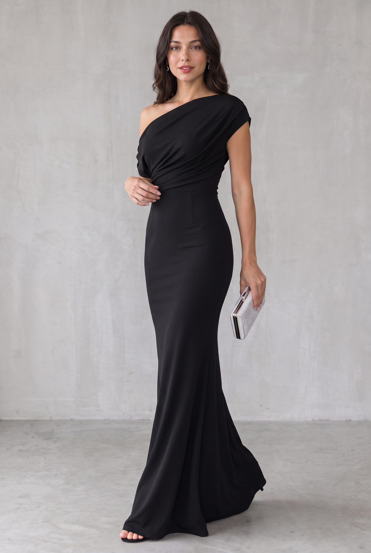 Isla Turner | One-Shoulder Maxi Party Dress For Women