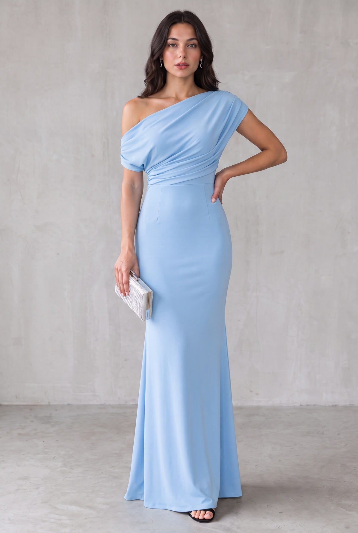 Isla Turner | One-Shoulder Maxi Party Dress For Women