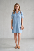 Leila | Flowing Denim Mini Dress