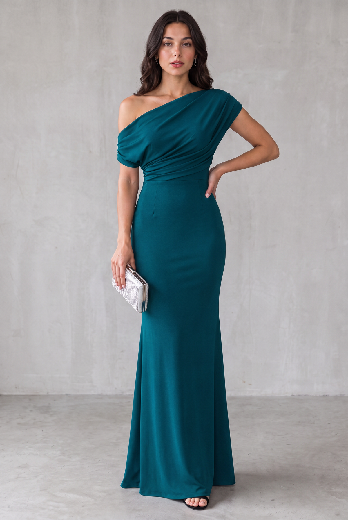 Isla Turner | One-Shoulder Maxi Party Dress For Women