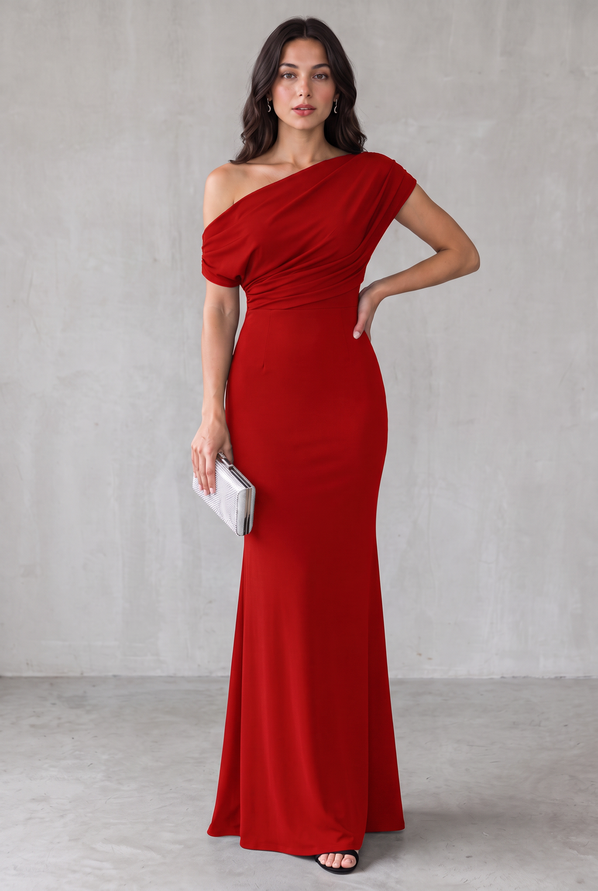 Isla Turner | One-Shoulder Maxi Party Dress For Women