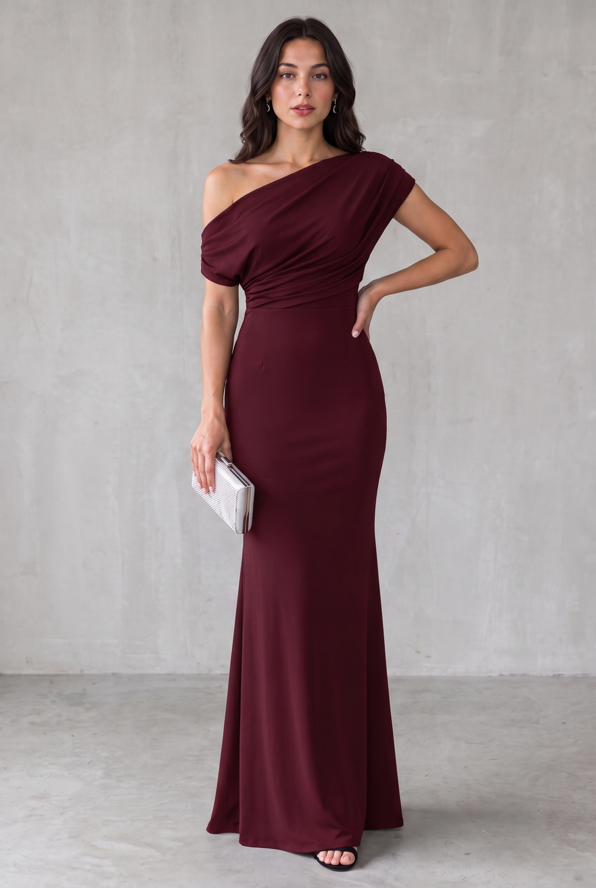 Isla Turner | One-Shoulder Maxi Party Dress For Women