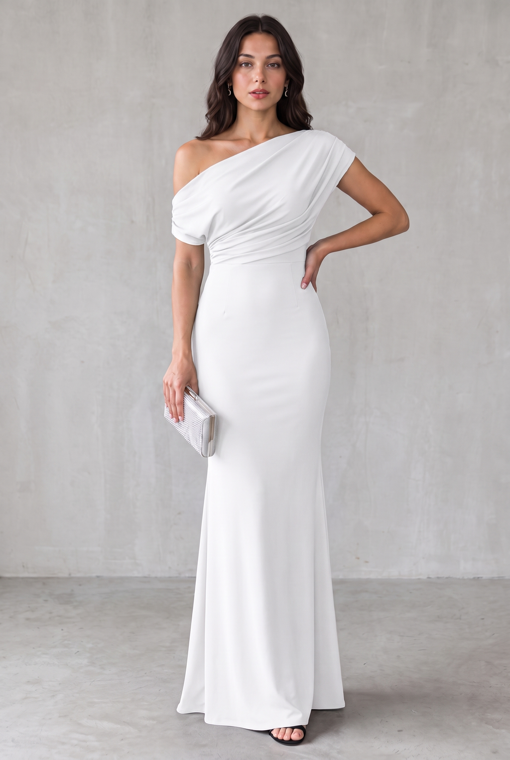 Isla Turner | One-Shoulder Maxi Party Dress For Women