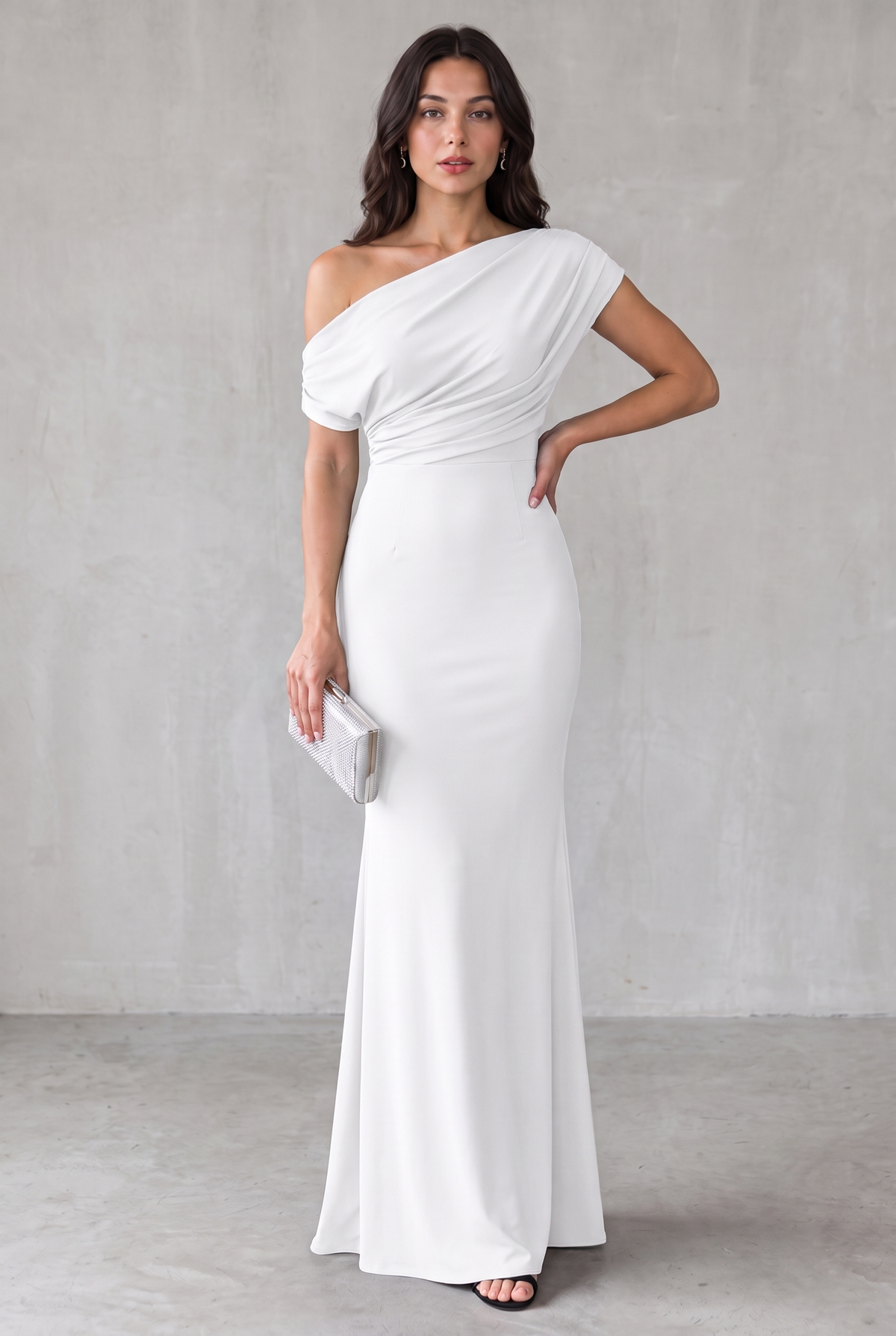Isla Turner | One-Shoulder Maxi Party Dress For Women