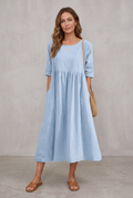 Miranda | Classic Mid Sleeve Dress