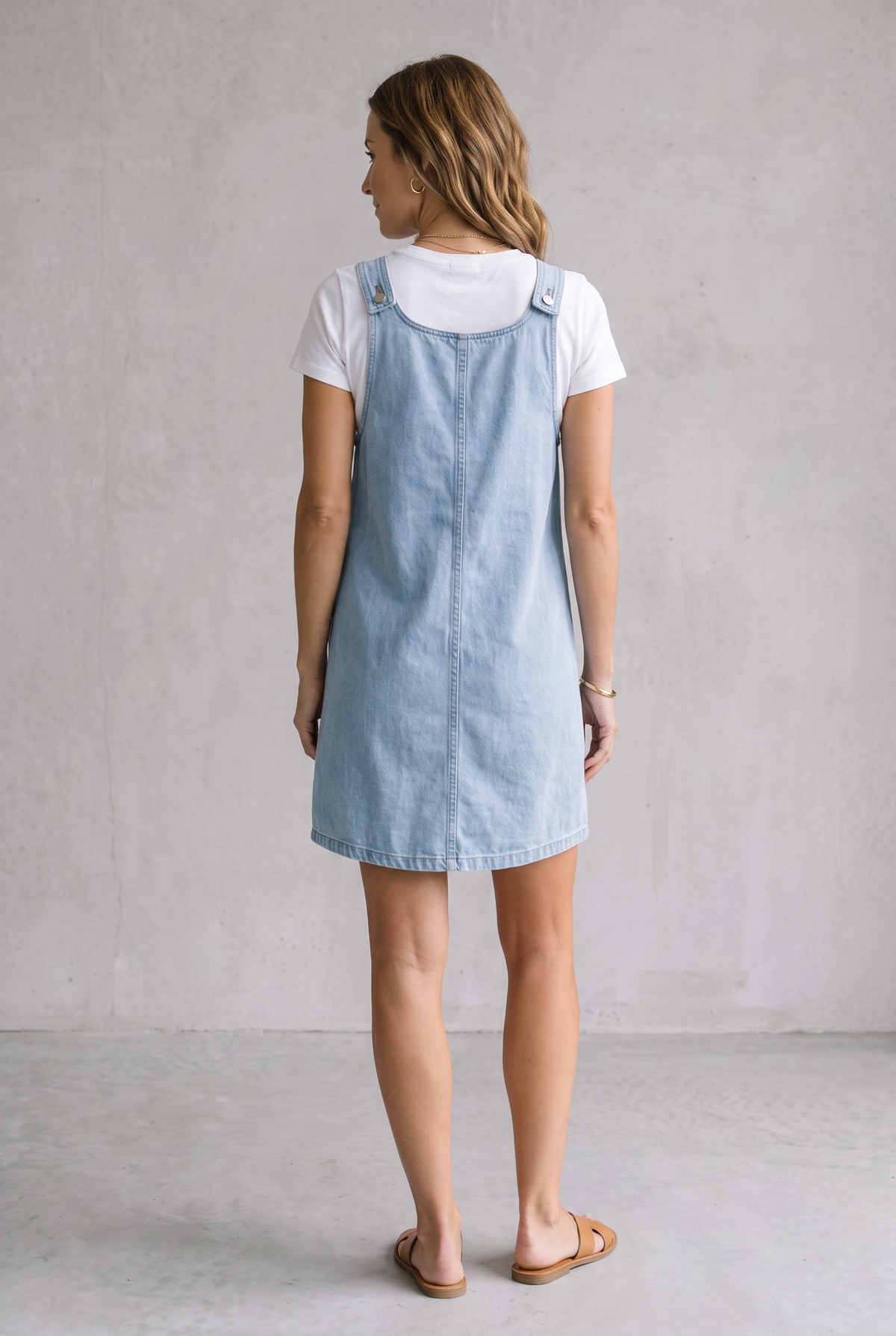 Deby | Comfortable Sleeveless Denim Dress