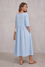 Miranda | Classic Mid Sleeve Dress
