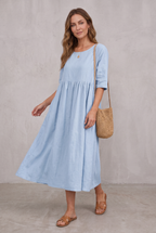 Miranda | Classic Mid Sleeve Dress
