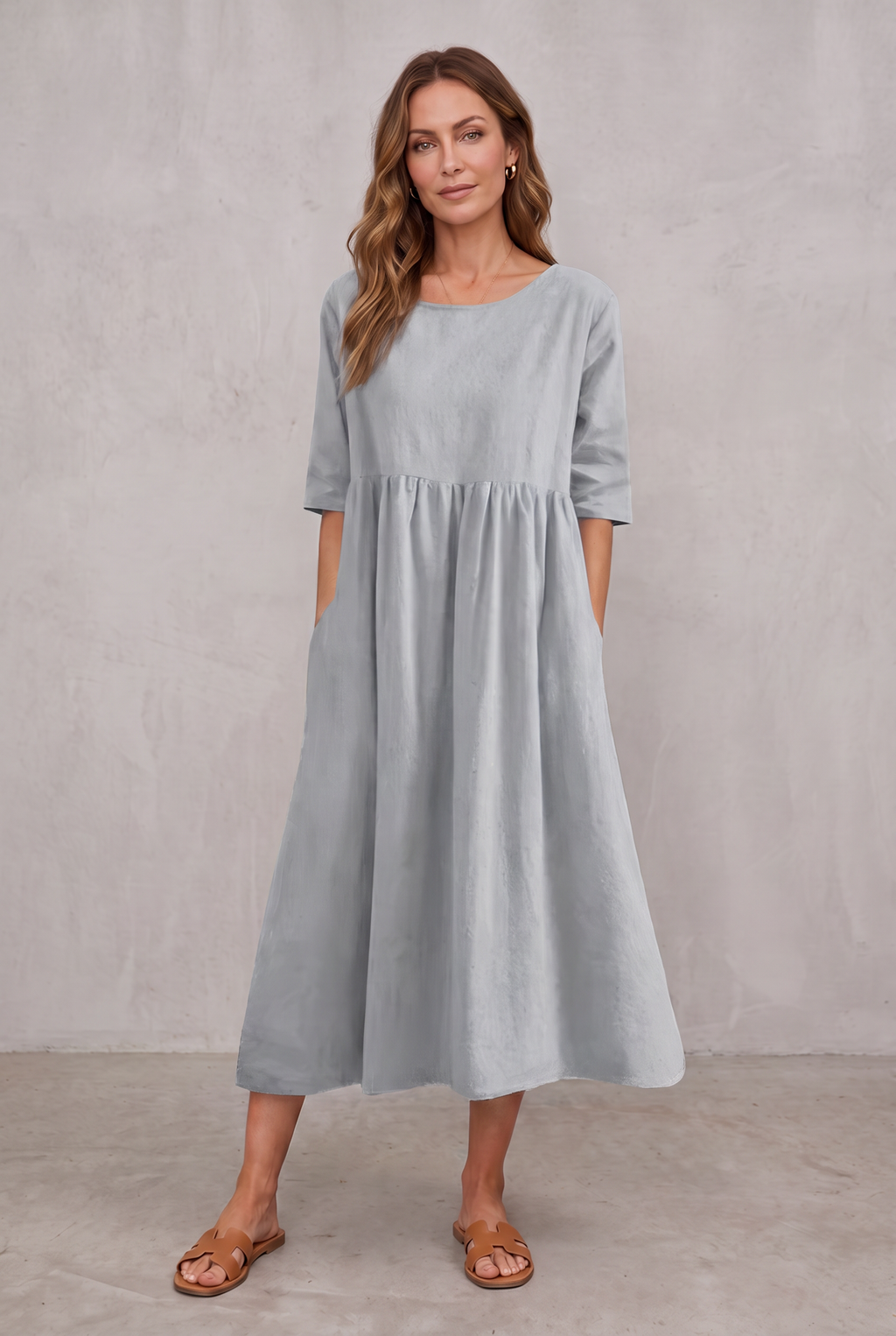 Miranda | Classic Mid Sleeve Dress