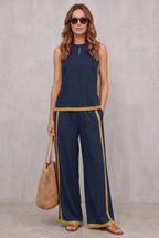Ivy Blackwell | Linen Look Two-Piece Set For Women